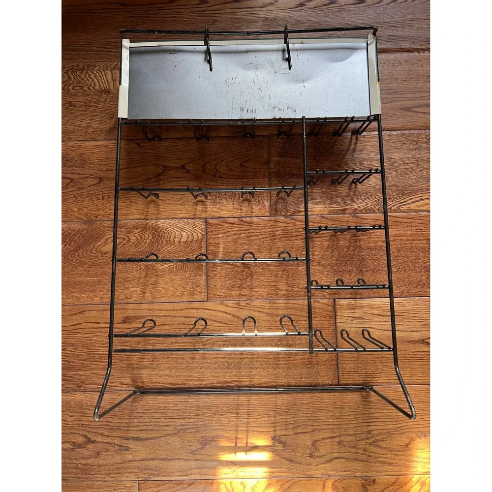 Vintage Tridon Automotive Clamp Sales Display Rack Metal Wire Organizer‎